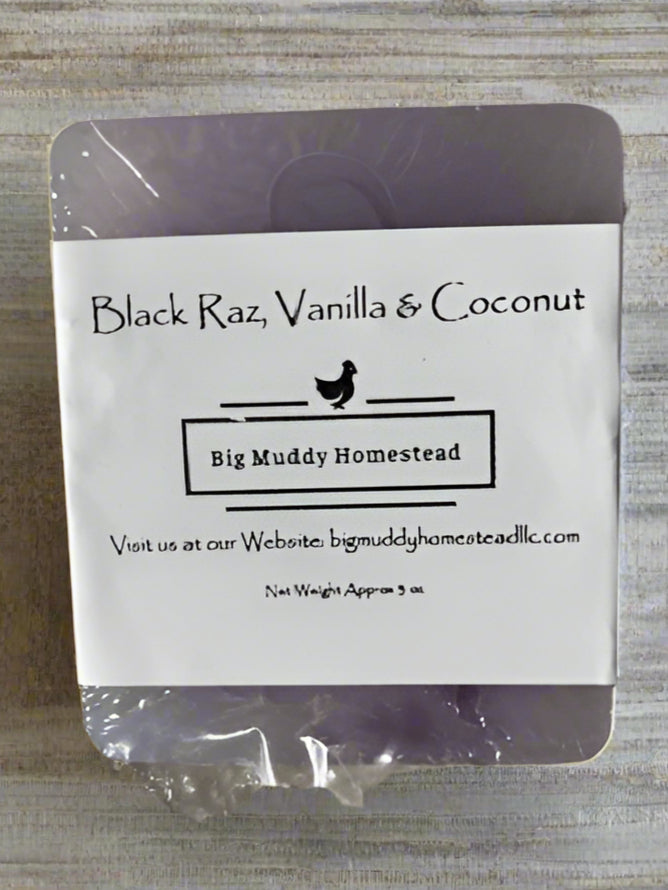 Soap Bar - Black Raz Vanilla & Coconut