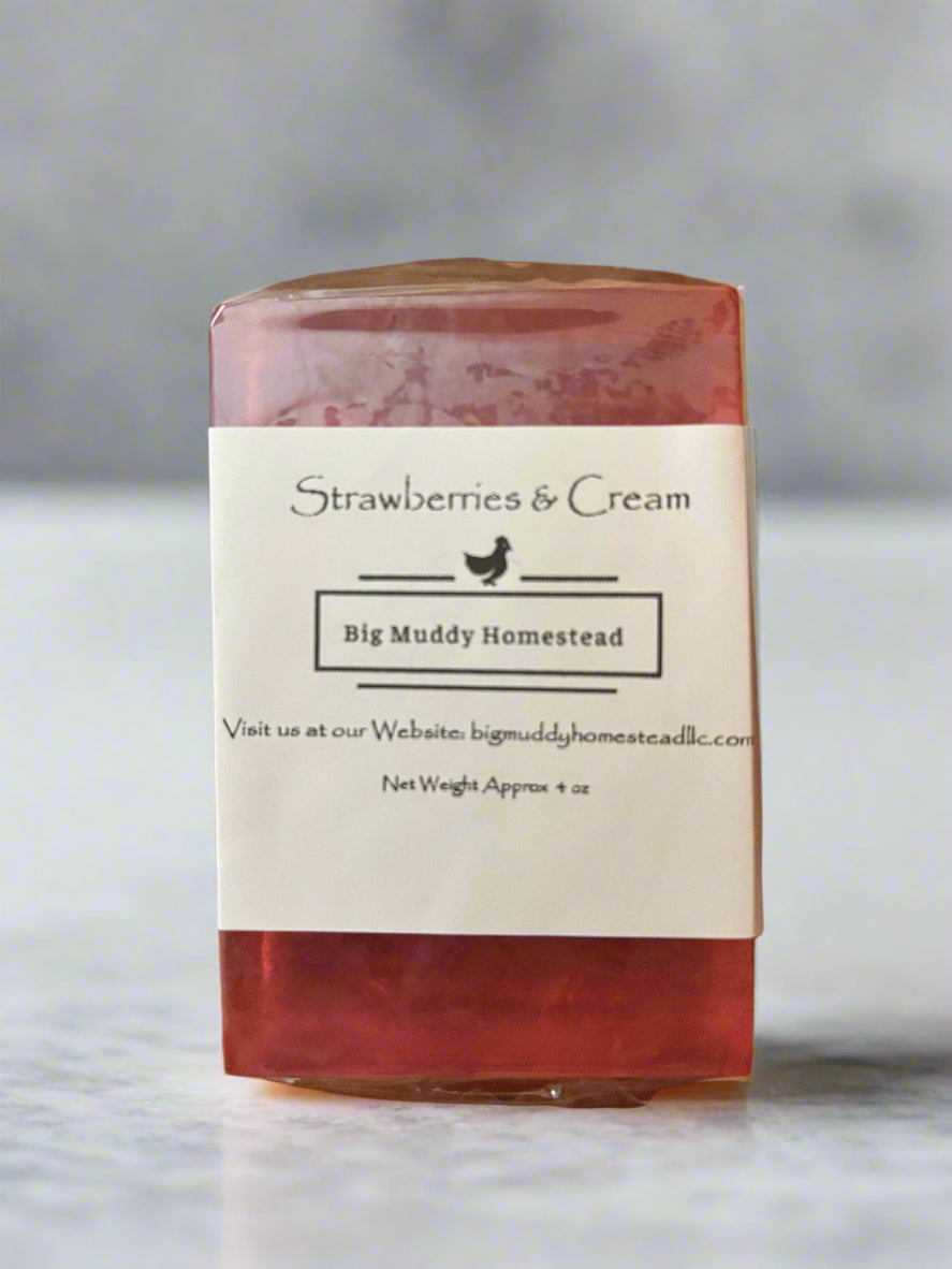 Soap Bar - Strawberries & Cream